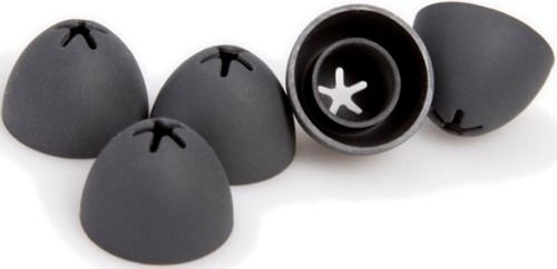 Listen Technologies LA-151 Replacement Eartips, Grey Fits with the LR-42 IR Stethoscope 4-Channel Receiver; Durable, Comfortable, and Convenient Eartips Designed to be Used Multiple Times; Soft Rubber Material Makes Them Easy to Clean and Replace; Each Package Includes Twenty (20) Replacement Eartips (LISTENTECHNOLOGIESLA151 LA151 LA 151) 