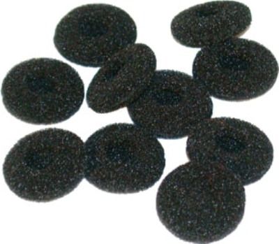 Listen Technologies LA-163 Replacement Cushions, Dark Grey, Specifically Designed to Directly Fit LA-161 Single Ear Bud and LA-162 Stereo Ear Buds, Easy to Install and Easy to Clean, Foam Material, Comes with Twenty (20) Replacement Cushions in Each Pack (LISTENTECHNOLOGIESLA163 LA163 LA 163) 