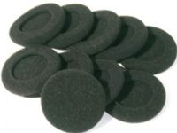 Listen Technologies LA-167 Replacement Cushions, Black For use with LA-165 Stereo Headphones and LA-170 Behind-the-Head Stereo Headphones, Includes Ten (10) Replacement Cushions, Easy to Install, Foam Material (LISTENTECHNOLOGIESLA167 LA167 LA 167)  