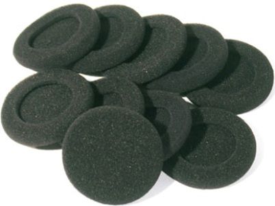 Listen Technologies LA-167 Replacement Cushions, Black For use with LA-165 Stereo Headphones and LA-170 Behind-the-Head Stereo Headphones, Includes Ten (10) Replacement Cushions, Easy to Install, Foam Material (LISTENTECHNOLOGIESLA167 LA167 LA 167) 