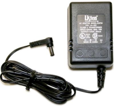 Listen Technologies LA-203 Replacement Power Supply (7.5 VDC); Compatible with Both the LA-317 and LA-323 4-Unit Portable RF Product Charging/Carrying Cases; Safe, Consistent Power for Charging Multiple Units Simultaneously; Plugs Into a Standard 120 VAC Outlet; 6' End to End Cable Length (LISTENTECHNOLOGIESLA203 LA203 LA 203) 