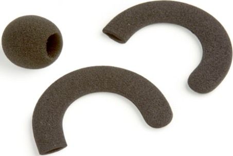 Listen Technologies LA-221 Replacement Ear Cushions & Windscreen, Black For use with LA-270 Noise Canceling Microphone, Easy to Install, An Inexpensive Solution for Keeping Microphones in Good Condition, Perfect Solution for Worn Out Foam that Has Been Used for an Extended Period, Foam Material (LISTENTECHNOLOGIESLA221 LA221 LA 221) 