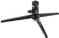 Listen Technologies LA-338 Tabletop Tripod, Black; Ideal For Use With The LT-84 Transmitter/Radiator Combo Or The LA-141 Expansion Radiator; Compact, Lightweight, And Fully Adjustable; Ball Head Swivels And Pans 360°, And Tilts 90° In One Direction; 1/4"-20 Threads Fit Most Devices; Supports Up To 5 lbs; 7.1" (18.0 cm) Folded Length; 3.8" (9.6 cm) Height (LISTENTECHNOLOGIESLA338 LA338 LA 338)  