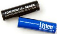 Listen Technologies LA-362 Rechargeable AA NiMH Batteries, Reliable NiMH Batteries that Offer Extended Life and Long-term Savings, Ideal for use with Listen Technologies Belt Pack Devices, Standard AA Size Batteries, Compatible with Drop-in Charging Cases, Includes Two (2) Batteries in Each Package (LISTENTECHNOLOGIESLA362 LA362 LA 362)  