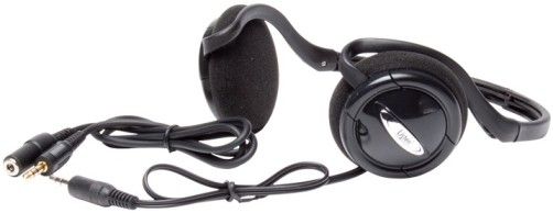 Listen Technologies LA-403 Universal Behind-the-Head Stereo Headphones, Dark Gray; 100mW Max Power Input; 50mW Rated Power Input; Frequency Response 20Hz - 20kHz; Impedance 32 ohm; Input Sensitivity 115 dB; Dual-ear, Behind-the-head Design for Comfortable Wear and Excellent Sound Quality; Stereo Audio with Reduced Interference From External Noises (LISTENTECHNOLOGIESLA403 LA403 LA 403) 