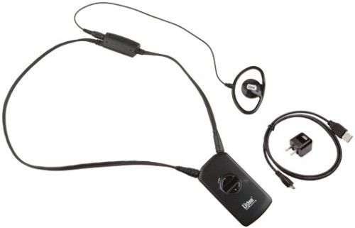 Listen Technologies MH-4200-072-P1 Meeting House Receiver Package 1; Includes MH-4200 Receiver, Integrated Neck Loop/Lanyard, Ear Speaker And USB Charger; Ideal For Personal Use In Venues With Existing 72 Mhz Assistive Listening Systems; Integrated Neck Loop/Lanyard With DSP Loop Driver Improves The Listening Experience For T-Coil Users (LISTENTECHNOLOGIESMH4200072P1 MH4200072P1 MH4200-072P1 MH-4200072-P1 MH-4200-072) 