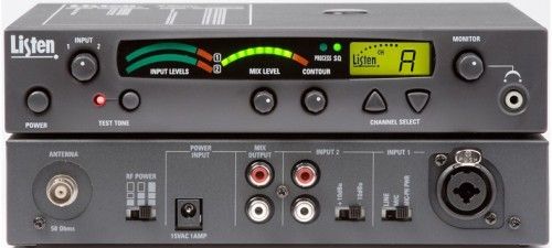 Listen Technologies MH-800-072-01 Meeting House Transmitter; 57 Channels (17 Wide Band, 40 Narrow Band); Superior Audio Quality; 100% Digital; Use Up To Six (6) Simultaneously On 72 Mhz; Look & Listen LCD Shows Channel, Channel Lock And Programming Information; Balanced/Unbalanced Inputs; Designed For Installation (LISTENTECHNOLOGIESMH80007201 MH80007201 MH-800072-01 MH800-07201 MH-800 072-01) 