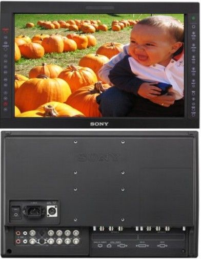 Sony LMD1750WHD Professional 17-inch WXGA High Grade LUMA Monitor with BKM-243HS HDSDI Board, High Resolution 1280x768 (WXGA) LCD Panel, Multi-Format Signal Support up to 1080/60P (when using DVI-D input), Signal-interface options for SD-SDI and HD-SDI signals (LMD-1750WHD LMD 1750WHD LMD1750WH LMD1750W LMD1750)