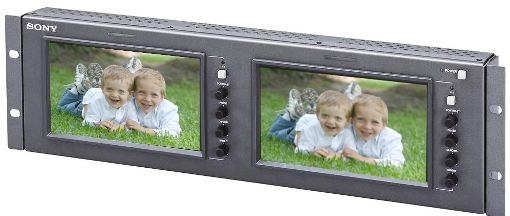 Sony LMD-7220W LCD Monitors , 7 inch X 2 unit , PAL/NTSC Operation, 480 x 234 dots (LMD7220W LMD 7220W LMD-7220 LMD-220)
