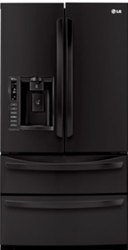 LG LMX28988SB Ultra-large 4 Door refrigerator, Slim SpacePlus Ice System, Ultra-Large Capacity, Tall Ice & Water Dispensing System, Double Freezer Drawer, 4-Compartment Crisper System, Sophisticated Style & Design (LMX28988SB LMX-28988SB LMX28988-SB LMX-28988-SB LMX28988 SB)