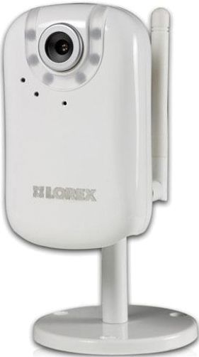 Lorex LNE3003I IP Wireless Network Security Camera, 1/4 Progressive CMOS Image Sensor, VGA Video Format, Effective Pixels 640H x 480V (307K), Internal Sync System, S/N Ration More than 50dB without AGC, AES Iris, 10x Digital Zoom, 4.0 mm Fixed Lens, FOV (Diagonal) 58 degree, Two-way audio via integrated microphone, UPC 778597430035 (LNE-3003I LNE 3003I LN-E3003I LNE3003)