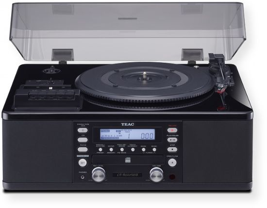  TEAC LPR660USB CD Cassette Turntable With USB; Black; Allows easy recording of records, cassettes, radio, and auxiliary audio input to CD-R/RW; Automatic or manual setting of track numbers when recording to CD; Record LPs, CDs, radio, and cassettes to PC via a USB connection; UPC 043774033195 (LPR660USB LPR660-USB LPR660USBTEAC LPR660USB-TEAC LPR660USB-TURNTABLE LPR660USBTURNTABLE)
