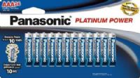 Panasonic LR03XP24B Platinum Power AAA Alkaline Batteries (Pack of 24), Long shelf life protects power for up to 10 years (when unused and stored properly), Improved anti-leak performance, Short circuit safety technology, Mercury free, UPC 073096308343 (LR-03XP24B LR03-XP24B LR03XP-24B) 