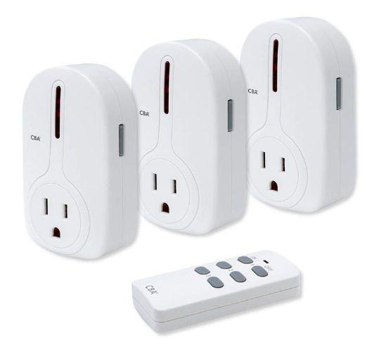 Seco-Larm LS-313A-14Q Wireless Outlet Controller Set of 3 Wireless Outlets and 1 Remote, White; UPC Not Available; (SECOLARMLS313A14Q SECOLARM LS-313A-14Q SECOLARM LS313A-14Q SECOLARM LS 313A 14Q SECOLARM LS313A14Q SECOLARM LS/313A/14Q)