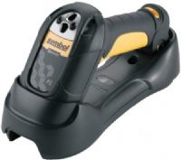 Motorola Symbol LS3578-ER20005WR Model LS3578-ER Cordless Rugged Bar Code Scanner with Integrated Bluetooth (Extended Range, M-Interface and CL2), Twilight Black and Yellow, Bright LED and beeper with adjustable volume, 36 scans per second typical, Minimum element width 7.5 mil (0.191 mm), Bright 650-nm laser aiming dot (LS3578ER20005WR LS3578 ER20005WR LS3578ER LS-3578) 