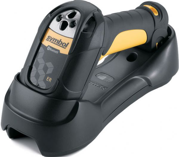 Zebra Technologies LS3578-ERBU0100IR Model LS3578-ER Bar Code Reader with USB, Cradle, Cordless; IP65-rated seal (electronic enclosure); Bright LED and beeper with adjustable volume; Multi-point communication; Bright 650 nm laser aiming dot; Supports GS1DataBar Symbologies; Advanced data formatting; Remote scanner management ready; Weight 1 lbs, Dimensions 7.34