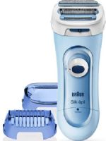 Braun LS5160WD Silk-épil Lady Electric Shaver, For skin that's smooth and radiant, Shaves and exfoliates for double care, Treat your whole body to a gentle shave, Exfoliation attachment revitalizes skin, Floating foil & trimmer for close shave, Bikini trimming attachment, Rounded head gently adapts to body contours, Wet & Dry, Fully washable, Maximum thoroughness, 069055867587 (LS-5160WD LS 5160WD LS5160W LS5160) 