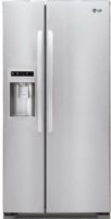 LG LSC23924ST Side-By-Side Refrigerator, 23. cu.ft. Capacity, Tall Ice & Water Dispensing Center, Energy Star, LT500P Water Filtration System, LED Electronic Display, LoDecibel Operation, Utility Bin, Ice and Water Dispenser, Molded Shelf Construction (LSC23924ST LSC-23924ST LSC23924-ST LSC-23924-ST LSC 23924ST LSC23924 ST) 