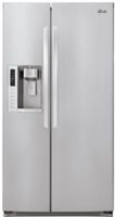 LG LSC24971ST Side-By-Side Counter Depth Refrigerator, Cabinet Depth, SpacePlus Ice System, Tall Ice & Water Dispenser, Premium LED Lighting, Exterior Styling Package, Energy Star (LSC24971ST LSC-24971ST LSC24971-ST LSC-24971-ST LSC24971 ST LSC 24971ST) 