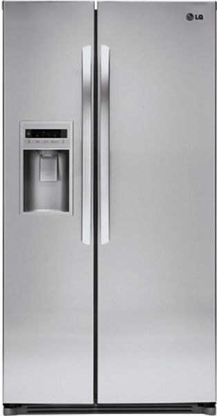 LG LSC27925ST Ultra-Large Capacity 27 Cu Ft Side by Side Refrigerator with Ice and Water Dispenser, Stainless Steel, Digital Temperature Controls and Sensors, Integrated Ice & Water Dispenser, LED Lighting, Sophisticated Style & Design, Drawer Type Freezer, 26.5 Cu Ft Total Capacity, 16.4 Cu Ft Refrigerator and 10.2 Cu Ft Freezer, Energy Star Qualified, LT500P Water Filtration System, UPC 048231783996 (LSC27925ST LSC 27925 ST LSC-27925-ST)