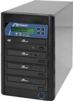 Microboards LS DVDPRM PRO03 CopyWriter Pro LightScribe DVD Duplicator, Stand Alone, Computer Data Source, 24x DVD and 48x CD Read Speed, 24x DVD and 48x CD Duplication Write Speed, 3 Disk Capacity, 3x DVD Burners and 1x DVD-ROM Drive Configurations, Tray Disk Loading Method, DVD-R, DVD-RW, DVD-R DL, DVD+R, DVD+RW, DVD+R DL, CD-R, CD-RW Recordable Formats, Internal 320GB hard drive stores disc images, 4.7" -120mm Disc Types (LS-DVDPRM-PRO03 LSDVDPRMPRO03) 
