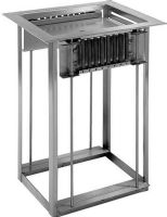Delfield LT-1418 Drop In Single Tray Dispenser, for 14" x 18" Food Trays, 14-gauge stainless steel body, 16-gauge stainless steel top flange and bottom support, 19.75" Cutout Widt, 18" Cutout Depth, Welded frame, Mounts into a countertop, Drop In Installation, Stainless Steel Material, 1 Number of Compartments, UPC 400010749072 (LT-1418 LT 1418 LT1418) 