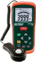 Extech LT300-NIST Light Meter with NIST Certificate; Measures light intensity up to 20000 Foot-candles or Lux; With high resolution to 0.01 Fc/Lux; Relative mode indicates change in light levels; Peak mode capture highest reading; Remote light sensor on 12 in. coiled cable, expandable to 24 in.; Utilizes precision photo diode and color correction filter; UPC: 793950473016 (EXTECHLT300NIST EXTECH LT300-NIST LIGHT METER) 
