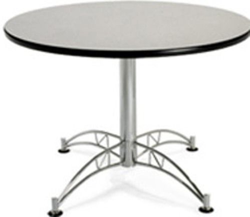 OFM LT42RD Round MultiPurpose Table, 42 in Diameter, Elegant chrome plated steel base; 1 1/4