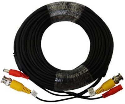 LTS LTAC2060B All-In-One Video and Power Cable, Black, BNC/RG59 + DC, 60 ft BNC & DC Siamese Cable (LTA-C2060B LTA C2060B LT-AC2060B LTAC-2060B LTAC2060)