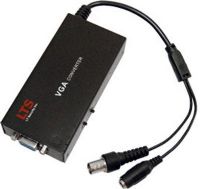 LTS LTAVB0VA6 BNC to VGA Converter with Power Adaptor, Convert BNC Video Output to VGA Display Monitor, Three resolution selections: 1280x1024 (SXGA), 1024X768 (XGA) & 800x600 (SVGA), NTSC/PAL Selections, DC 5V, 800mA Power Supply (LTA-VB0VA6 LTA VB0VA6 LTAV-B0VA6 LT-AVB0VA6) 