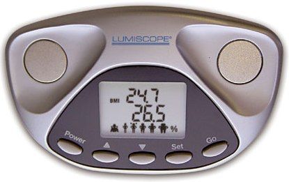 Lumiscope 1251 Body Fat Manager with Pedometer, Recommends Fitness Plan (LUMISCOPE1251, LUM1251, 038673012518)