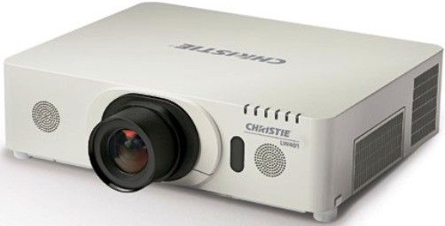 Christie Digital LW401 3LCD Projector; 4000 ANSI lumens; WXGA 1280x800 resolution; Pixel clock 27MHz ~ 162MHz; 1.0:1 Fixed lens; Motorized zoom, focus and lens shift; Selectable aspect ratio 16:9 and true mode; Long life, 245W UHP lamp (standard mode: 2500 hours, eco mode: 4000 hours); Hybrid filter operates for up to 20000 hours, reducing maintenance requirements (LW-401 LW 401)