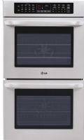 LG LWD3010ST Double Built-In Wall Oven, Crisp Convection, Self CleaningIntui, Touch Control System, Convection Bake, Convection Roast, Blue Interior Color (LWD3010ST LWD-3010ST LWD3010-ST LWD-3010-ST LWD 3010ST LWD3010 ST) 
