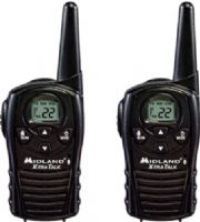 Midland LXT118 Two-Way Hunting Radios, 22 Channels, Up to 18 Mile Range, Frequency band 462.550 ~ 467.7125 MHz, Display Size (W x H) .687 x .5 in, Auto Squelch, eVOX - 1 Sensitivity Level, Silent Operation, Channel Scan, Keypad Lock, Keystroke Tones, Water Resistant, Mic and Headphone Jacks, Charges through the headset jack, Battery Life Extender, UPC 046014501188 (LXT-118 LXT 118 LX-T118) 