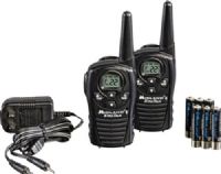 Midland LXT118VP Two-Way Radios, 22 Channels, Up to 18 Mile Range, Channel Scan, Auto Squelch, eVOX, 1 Sensitivity Level, Easy voice activation, Keypad Lock, Auto Squelch, Keypad Lock, Keystroke Tones, Water Resistant, Mic and Headphone Jacks, Charges through the headset jack, Battery Life Extender, UPC 046014501195 (LXT-118VP LXT 118VP LXT118-VP LXT118 VP LX-T118VP) 