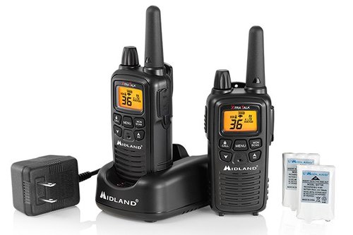 Midland LXT600VP3 Up to 30 Mile Two-Way Radios; 22 Channels Plus 14 Extra Channels - Crisp, clear communication with easy button access; Xtreme Range - Up to 30 miles; 121 Privacy Codes - Gives you up to 2662 channels options to block other conversations; Silent Operation - Turns off all tones; HI/LO Power Settings - Lets you adjust transmit power to conserve battery life; Monitor - Checks for any activity within your channel; UPC 046014506206 (LXT600VP3 LXT-600VP3)