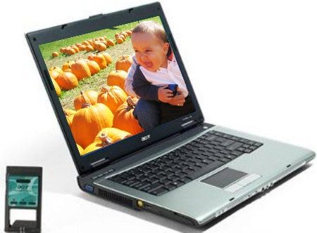 Acer LX.TH106.019 model TravelMate 3260-4484 Notebook, 1.73GHz Core Duo Processor Type, 80 GB Hard Drive Capacity, 14.1 Inch Display Diagonal Size, TFT active matrix Display Technology, 1280 x 800 Max Resolution, Super-Multi drive DVD+R, DVD-R, DVD-RAM Optical Storage Type (LX-TH106-019 LX TH106 019 LXTH106019 LX.TH106.019 3260 4484 32604484 3260-4484) 