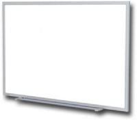 Ghent M1-34-4 Magnetic Dry Erase Markerboard Aluminum Frame, 3' x 4'; Centurion porcelain-on-steel markerboards are the hardest marker surface available, and will resist scratching, denting, or staining; Dry erase boards have a steel substrate so these are also magnetic surfaces; UPC 014935028022 (GHENTM1344 GHENT M1344 M1 344 M1 34 4 GHENT-M1344 M1-344 M1-34-4) 