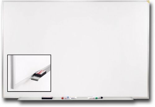 Ghent M1-46-4 Magnetic Dry 4' x 6' Erase Markerboard Aluminum Frame; Centurion porcelain-on-steel markerboards are the hardest marker surface available, and will resist scratching, denting, or staining; Dry erase boards have a steel substrate so these are also magnetic surfaces; UPC 014935028077 (GHENTM1464 GHENT M1464 M1 464 M1 464 M1 4 64 GHENT-M1464 M1-464 M1-464 M1-4-64)