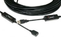 Opticis M2-110-20 Point-to-Point USB Optical Cable; Complies with USB1.1 High-speed standard; Type A B Short Cable; Extends USB signal up to 65.62 feet over four multi-mode fibers; Supported on Windows98, XP, 2000, and Mac; Uses USB controller power for the uplink and +5V power adapter for downlink (M2110-20 M2-11020 M211020 M2 11020 M2110 20 M2 110 20) 