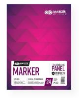 Chartpak M26061301015 AD Marker Pad 9" x 12"; A 175 GSM bright white, smooth coated paper, ideal for marker rendering; Special coating provides clean crisp edges when using alcohol and solvent markers; Several sizes are constructed with an innovative InkBlock panel; The InkBlock panel is inserted underneath the working sheet to prevent any marking or indentation to the sheet below; 24 Sheets; UPC 014173412775 (CHARTPAKM26061301015 CHARTPAK-M26061301015 AD-M26061301015 DRAWING MARKER) 