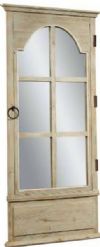 Bassett Mirror M3272EC Easy Living French Door Leaner Mirror, High-quality wood construction, Clear pine with moss-finish frame looks like a door, Rectangular Frame Shape, Part of the Easy Living Collection, 32 W x 77 H, UPC 036155292564 (M3272EC M-3272-EC M 3272 EC) 