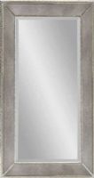 Bassett Mirror M3340BEC Murano Beaded Antique Wall Mirror, Antique Mirror Finish, Rectangular Frame Shape, Contemporary Style, 26" W x 48" H, UPC 036155292854 (M3340BEC M-3340B-EC M 3340B EC M3340B M-3340-B M 3340 B) 