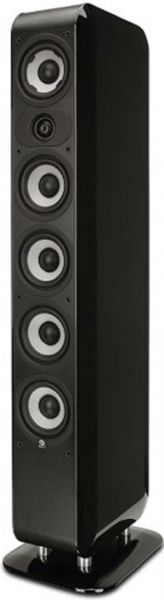 Boston Acoustics M340B Three-way Floor-Standing Speaker - High-Gloss Black, 3-way - passive Speaker Type, 45 - 30000 Hz Response Bandwidth, 4 Ohm Nominal Impedance, 88 dB Sensitivity, 3100Hz, 390Hz Crossover Frequency, Floor-standing Recommended Placing, Gold-plated connectors Additional Features, 50 - 350 Watt Recommended Amplifier Power, UPC 0690283480523 (M340B M340-B M340 B M340 M-340 M 340)