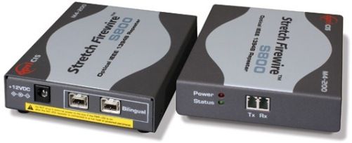Opticis M4-200 Optical FireWire Repeater, Extends IEEE1394b protocol signals up to 500m (1640feet) over MM GOF, Fully complies not only with 1394b-2002 but also backwardly 1394a-2000 & 1995 (M4200 M4 200)