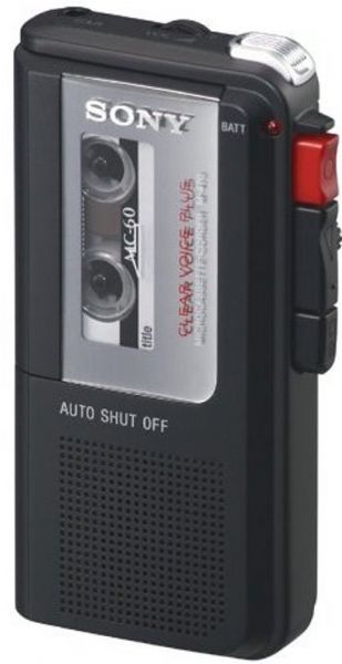 Sony M470 Portable Microcassette Voice Recorder, Mono Sound Output Mode, Clear Voice Sound Effects, 1 x speaker - built-in, LED battery level warning system, Cue and review with slide control, Two speed record-playback, One-touch recording, Auto shut off, 1 x speaker - built-in (M470 M 470 M-470)
