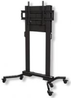 Crimson M90LS Heavy duty mobile cart with back panel and cover; Achieve the perfect viewing angle by choosing from four different height positions; Includes tilting vertical brackets, back panel and cover, two side shelves, and top shelf; Two locking verticals for added security; Removable handles for safe transport; Through-column cable routing for an uncluttered look; UPC 0815885015885 (M90LS CRIMSON M90 LS CRIMSON M90-LS) 