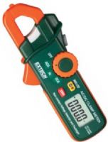 Extech MA120 Mini Clamp Meter 200A AC with Voltage Detector, Data Hold, Measures 200A AC Current up to 100mA resolution, 3% basic ACA accuracy, 0.7-Inch (18mm) jaw opening, 300MCM cable size, 2000 count LCD display, Built-in white LED flashlight Non-contact AC Voltage detector (120/240VAC, 50/60Hz) via clamp tip, UPC 793950371206 (MA-120 MA 120) 