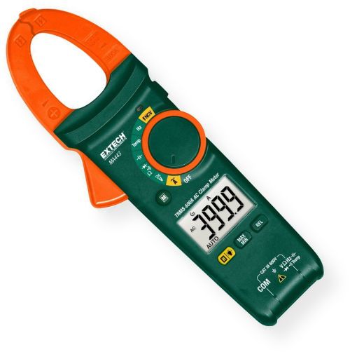Extech MA443 True RMS 400A AC Clamp Meter With NCV; True RMS feature for accurate readings regardless of waveforms; 1.2