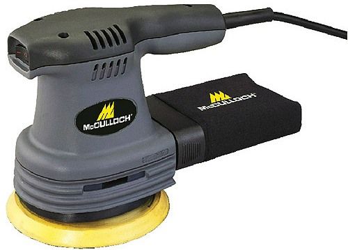 McCulloch Power Tools MA841000 Random Orbital Sander 5in, 22,000 Orbit Per Minute, 1.5 amp motor, Compact, Easy to Use Design, Random Orbital Action Produces Extra Fine Finishes, Durable Ball Bearing Construction, Accepts 5